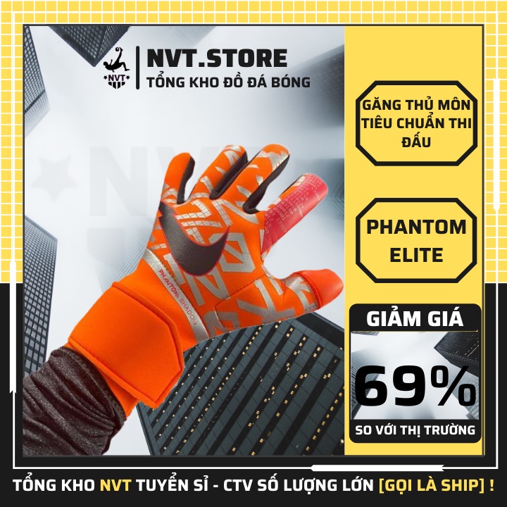 Bao tay bắt bóng trẻ em Nike Phantom, găng tay thủ môn trẻ em CAO CẤP, DÍNH BÓNG siêu tốt - NVT.store.vn