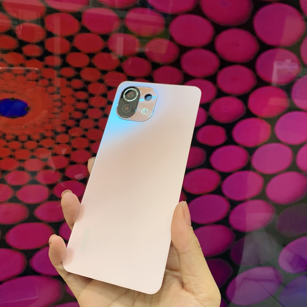 Nắp lưng Xiaomi 11 lite kèm kính camera