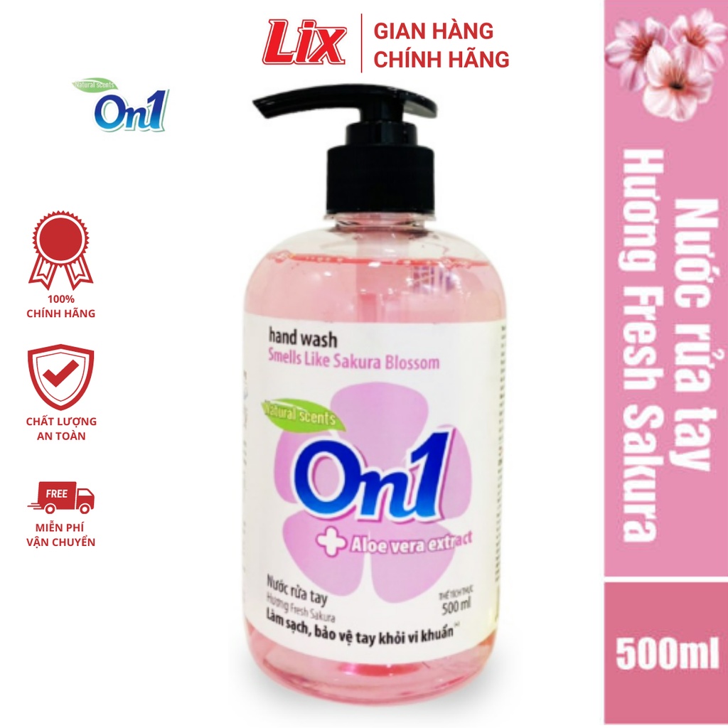 Nước rửa tay sạch khuẩn 500ml hương Fresh Sakura - RT506 - Lixco Việt Nam