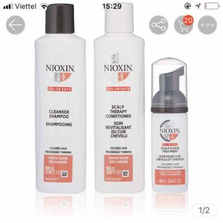 Bộ dầu gội chống rụng tóc Nioxin Trialkit số 4 - 150ml