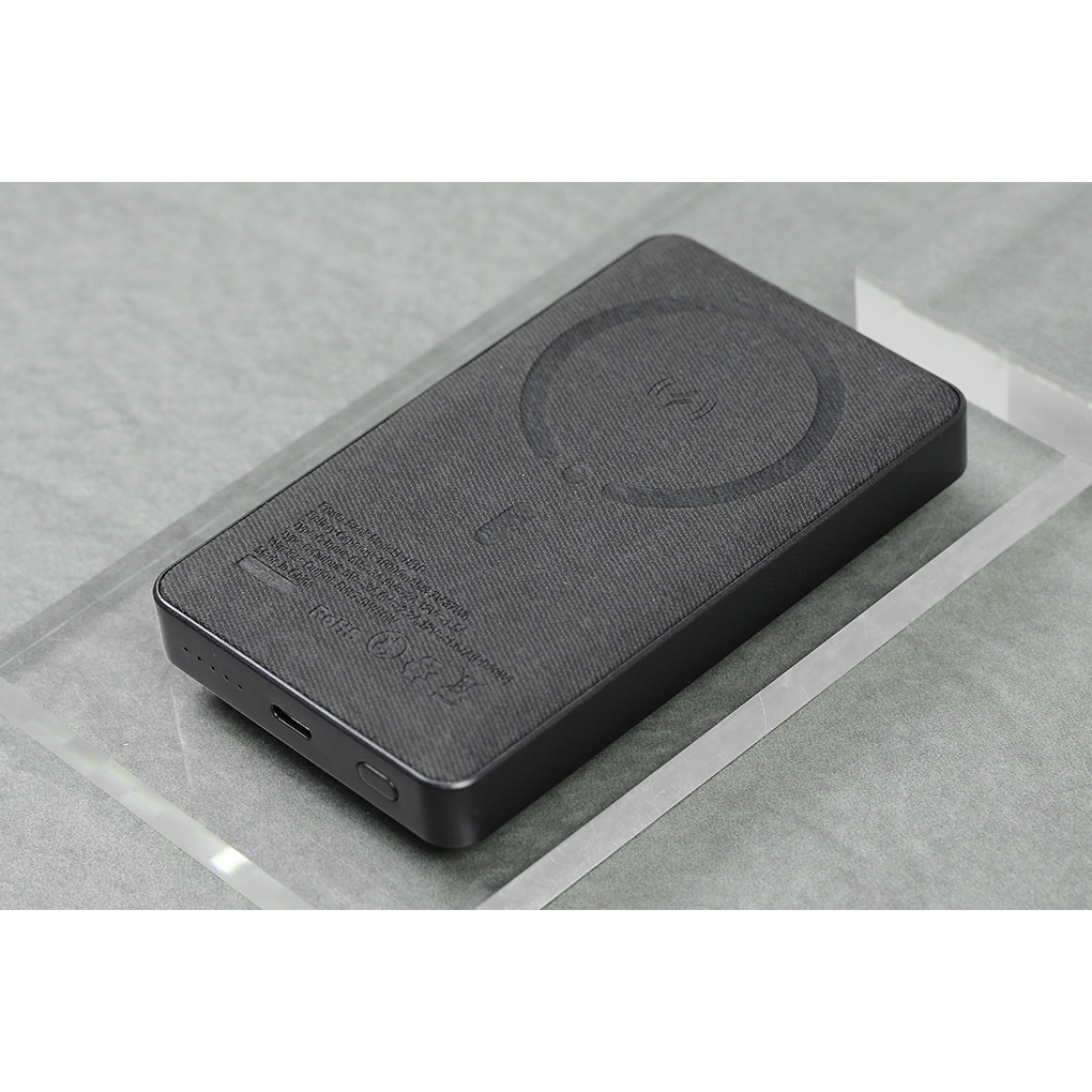 Pin sạc dự phòng Polymer 10000mAh Không dây Magnetic Type C QC3.0 Xmobile PowerLite P181P Đen