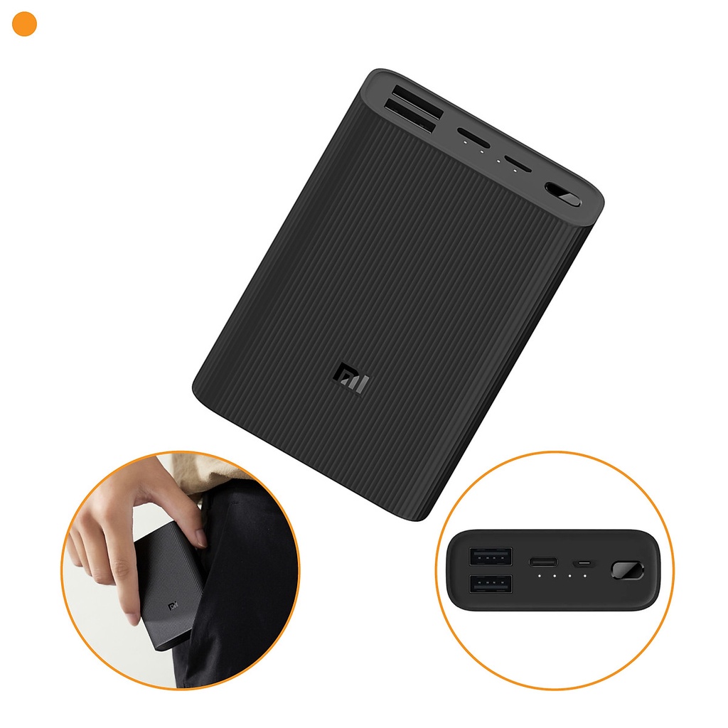 Sạc dự phòng 10000mAh hỗ trợ sạc nhanh 22,5w Mi Power Bank 3 Ultra Compact BHR4412GL chính hãng bảo hành 6 tháng