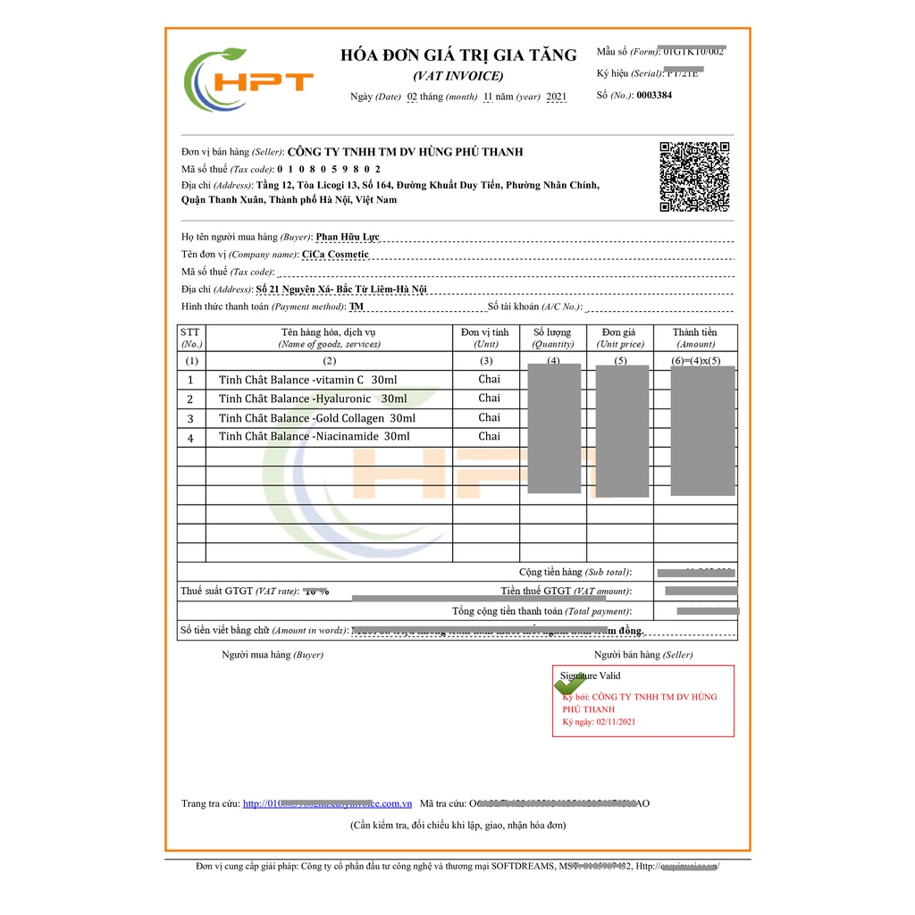 Serum Balance Vitamin C Brightening Serum Glow & Radiance - Tinh Chất VitaminC 30ml