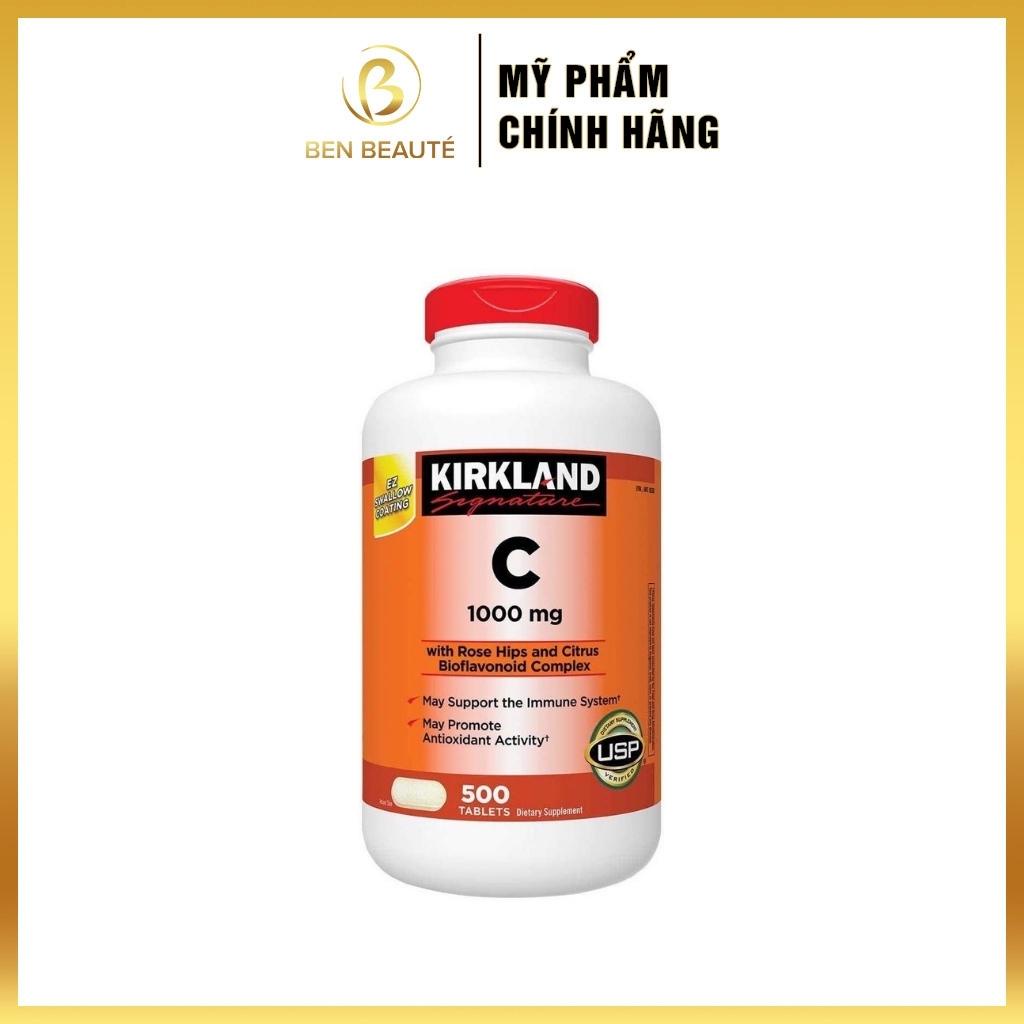 Viên Uống Bổ Sung Vitamin C Kirkland Signature Vitamin C 1000mg 500 Viên