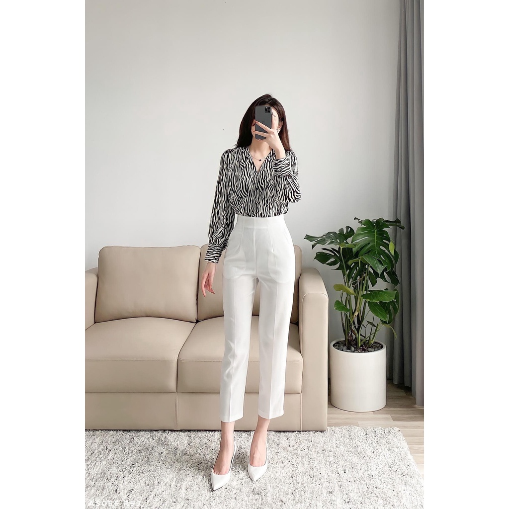 Quần Baggy Ricci 2 màu Đen Trắng | Ricci Official