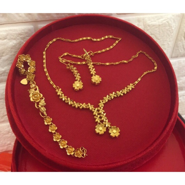 Bộ trang sức nữ đồng non đồ cưới | BigBuy360 - bigbuy360.vn