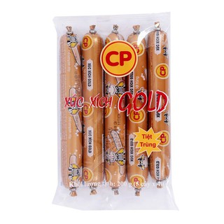 xúc xích gold cp 200g /5 cây