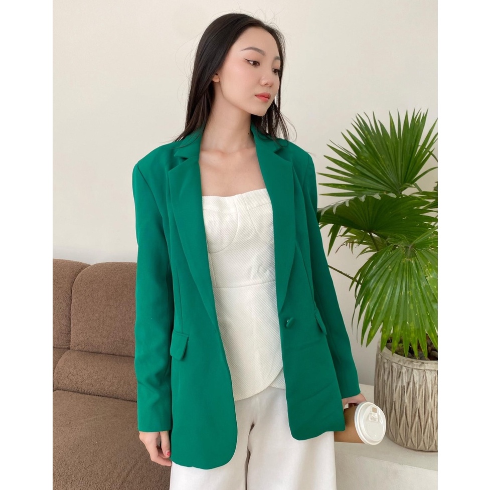 RECHIC Áo Blazer Madeline cổ vest có túi thời thượng xinh xắn phù hợp đi làm | BigBuy360 - bigbuy360.vn
