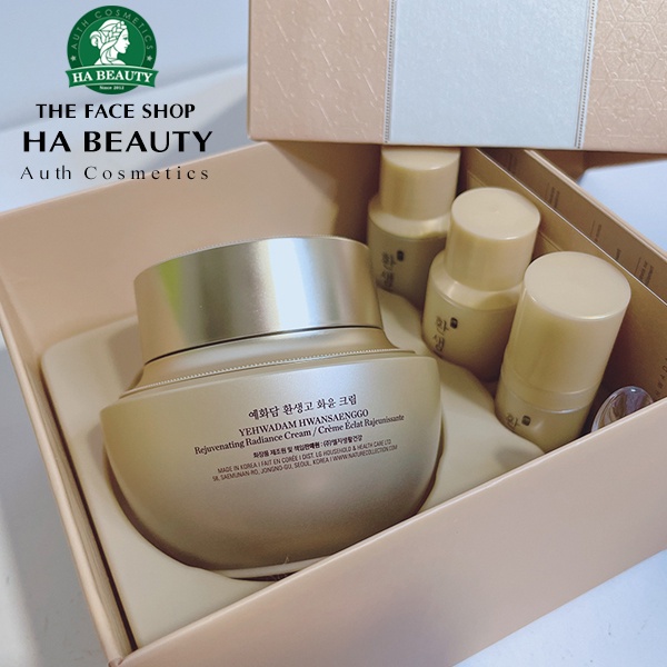 Kem dưỡng ẩm trắng da chống lão hóa The Face Shop Yehwadam Hwansaenggo Rejuvanating Radiance Cream Special Set 50ml