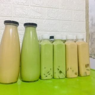 2 Sét trà sữa trân châu!