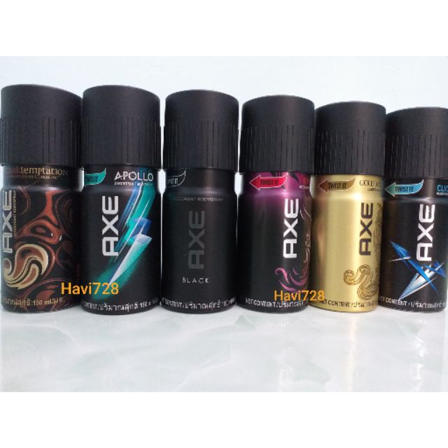 Xịt nước hoa toàn thân AXE 150ml