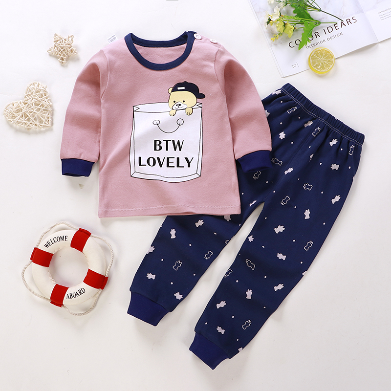 Bộ Đồ Ngủ Pijama Dài Tay 2 Món Cho Bé