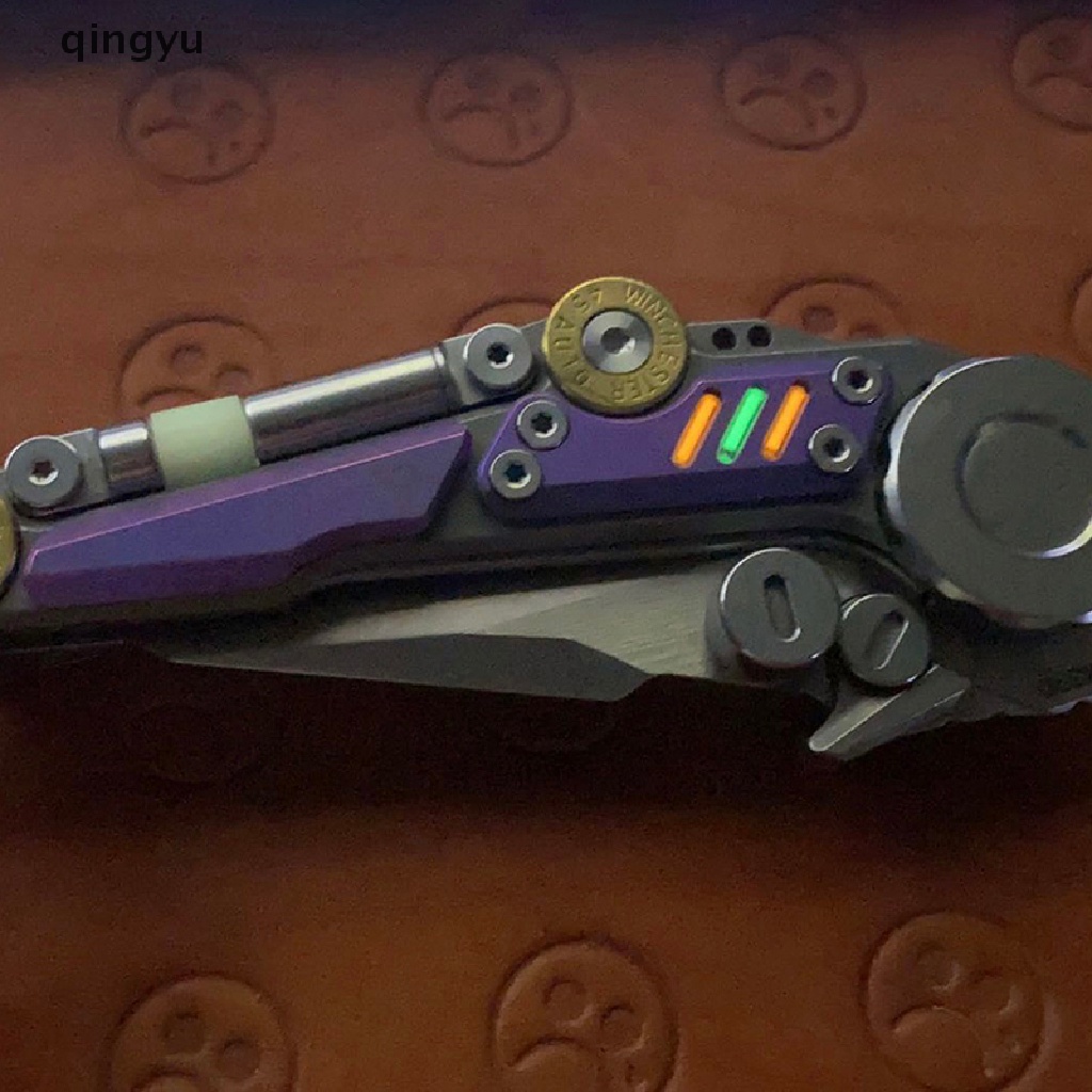 Qingyu Con Quay Đồ Chơi Fidget Spinner Dạ Quang EDC Không Phải Baitium / Gậy Phát Sáng