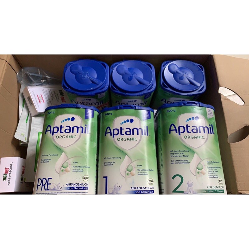 Sữa Aptamil Organic đủ số Pre , 1 , 2 nội địa Đức 🇩🇪