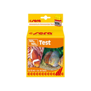 Sera NH3/NH4 test - Kiểm tra hàm lượng Amonium/Amonia trong môi trường nước.