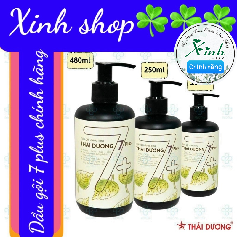 Dầu gội  thái dương 7 plus ( 100ml và 250ml và 480ml) cải thiện rõ rệt tình trạng ngứa và rụng tóc sau 1 thời gian sử dụ