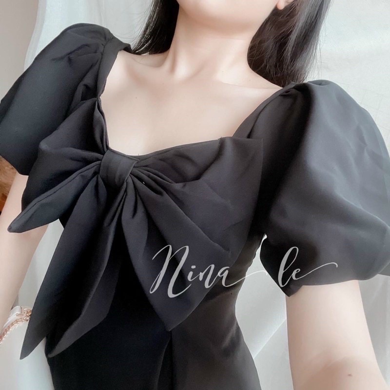 BIGSIZE Set áo nơ + quần ngắn bigsize 50-90kg