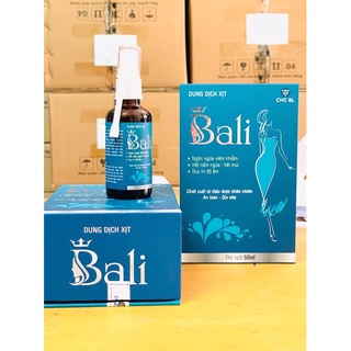 Xịt phụ khoa Bali nấm ngứa. Làm hồng, se khít vùng kín. Làm giảm mùi hôi, khí hư huyết trắng