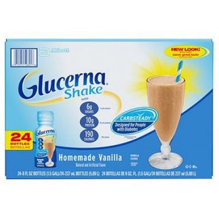 Thùng 24 Chai Sữa Nước Glucena Hương Vani 237ml