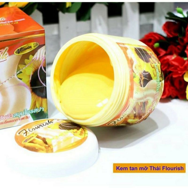 Kem tan mỡ gừng flourish Thái Lan