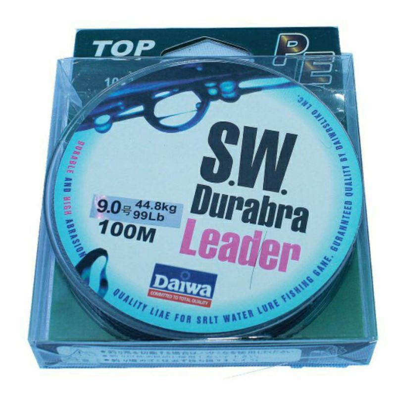 Dây dù câu cá siêu bền Daiwa Durabra Leader SW 100m đủ size
