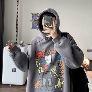 Áo Hoodie Form Rộng Thời Trang Thu Đông Cho Cặp Đôi
