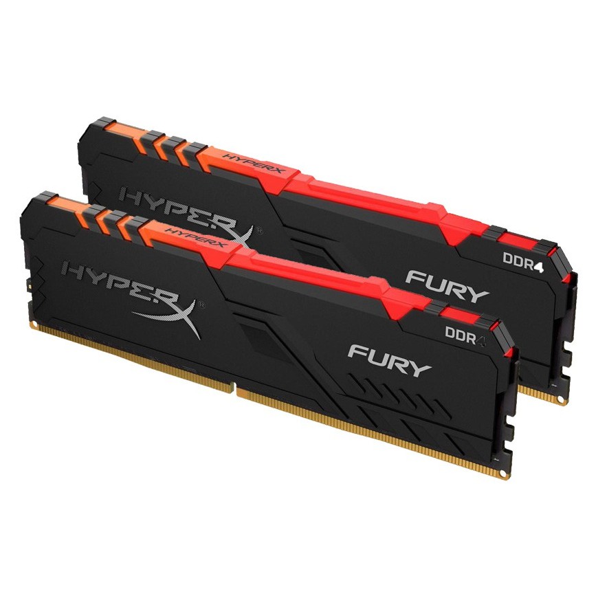 RAM Máy Tính KINGSTON HYPERX FURY DDR4 RGB 16GB 2*8 Bus 3200MHZ HX432C16FB3AK2/16 [Chính Hãng]