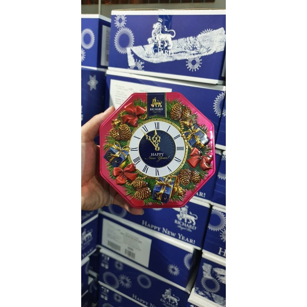 TRÀ ĐEN RICHARD NGA - VÒNG NGUYỆT QUẾ & HÌNH ĐỒNG HỒ 80GR- THIẾT KẾ SANG TRỌNG VÀ ĐẸP MẮT