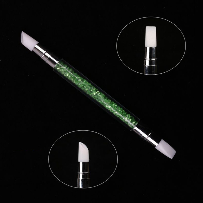 [Hàng mới về] Cọ vẽ trang trí móng đầu silicone 2 đầu