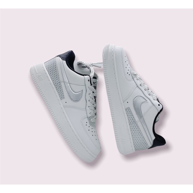  (Giày AUTH) Giày Nike Air Force 1 3M xám chính hãng