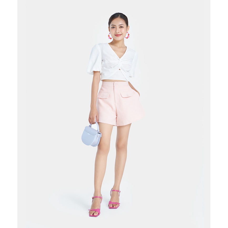 Quần Short Nữ Thời Trang HNOSS Trang Trí Túi HNQSH011