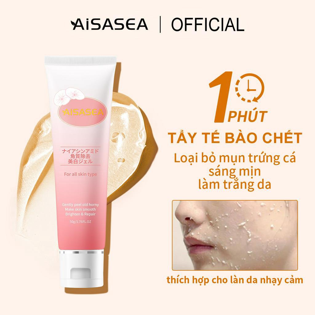 AISASEA Gel tẩy tế bào da loại bỏ sợi bã nhờn cho da căng mịn 50g