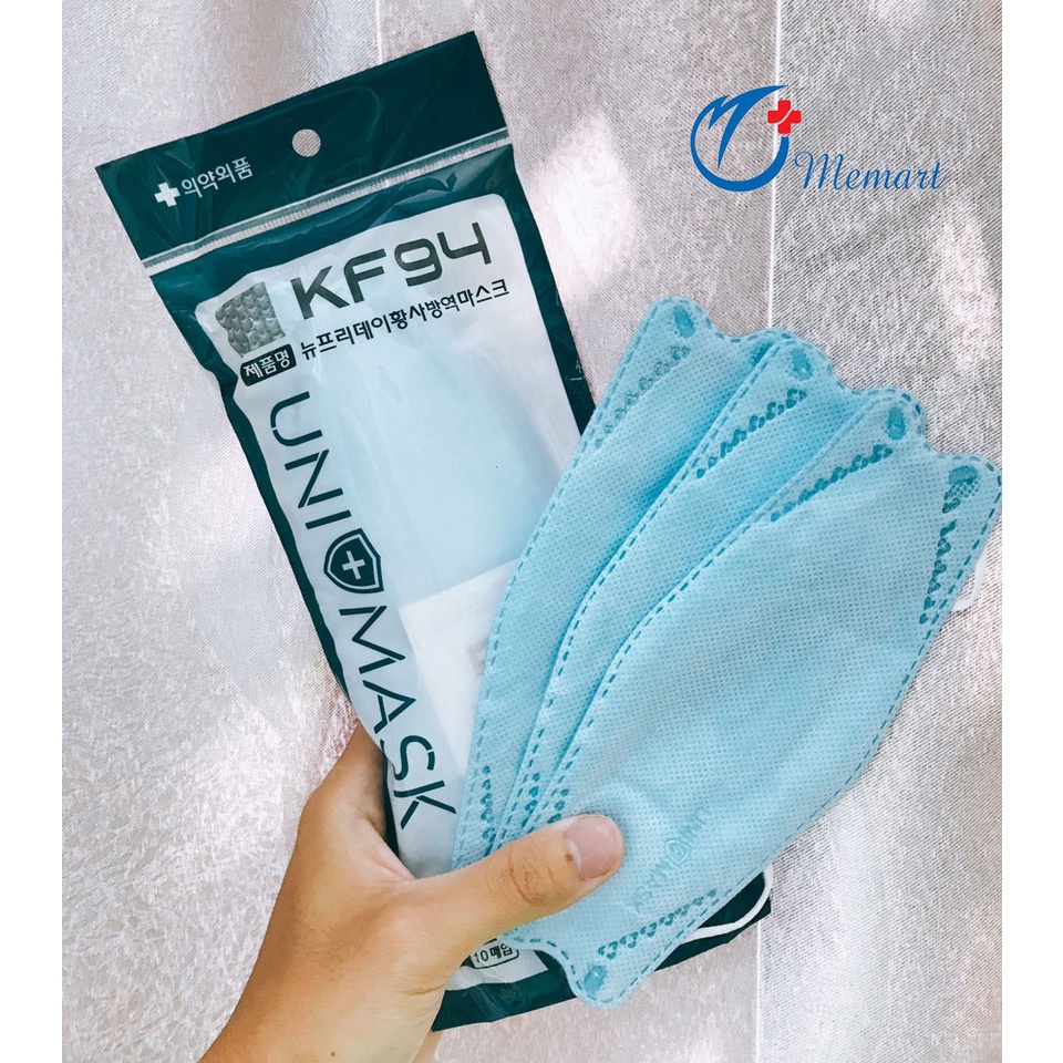 Khẩu Trang Uni Mask KF94 Công Nghệ Hàn Quốc 4D Kháng Khuẩn