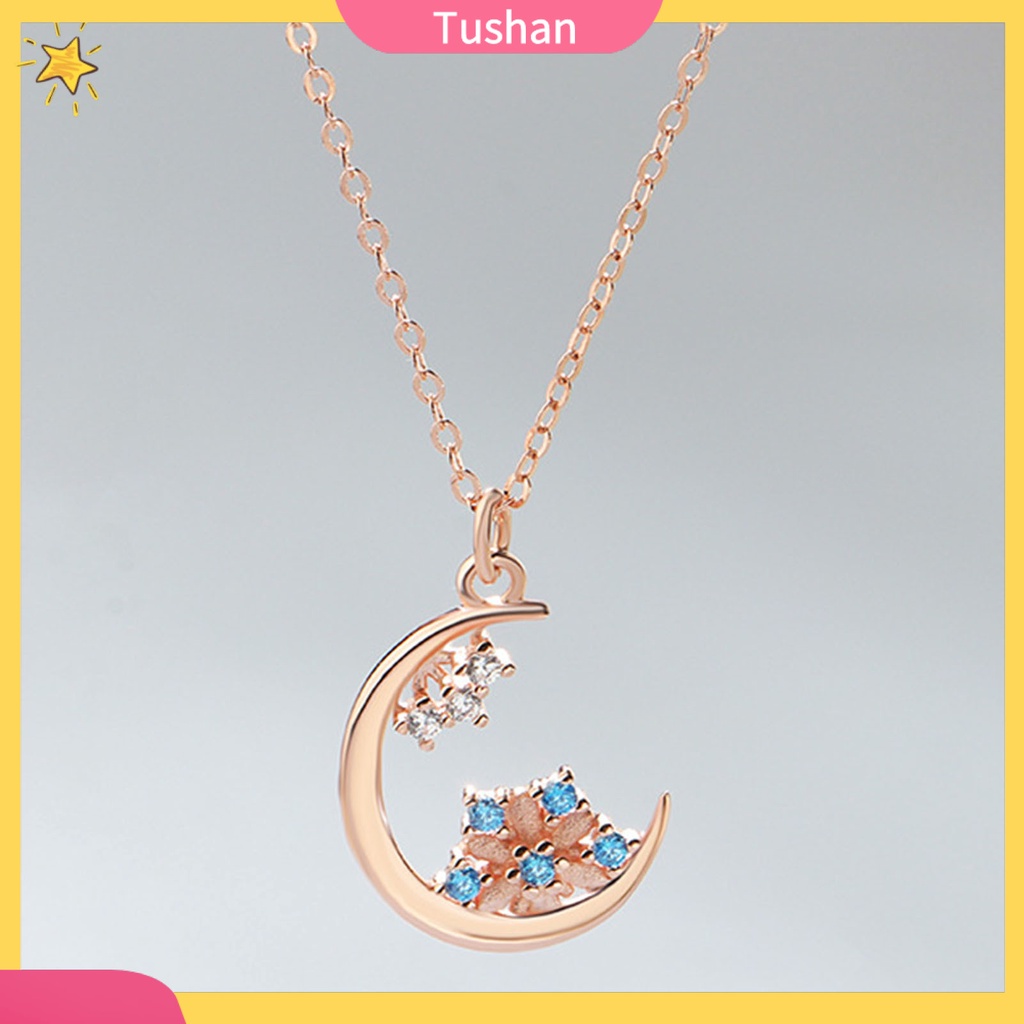 Vòng cổ mặt hình tròn chống mòn phong cách Hàn Quốc