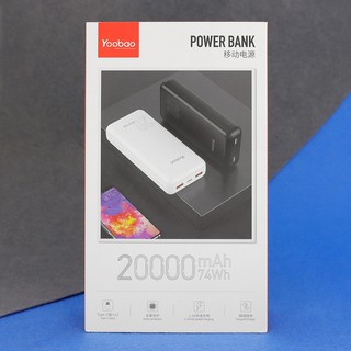 Sạc Dự Phòng Yoobao 20000mAh Sạc Nhanh 2 Chiều type-C Pin Polymer - YOOBAO 2DQ