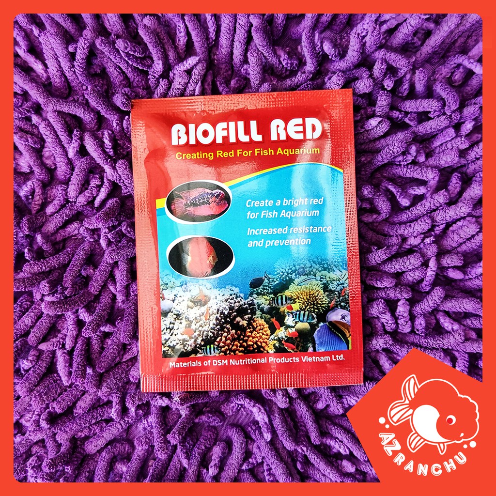 [Mã PET50K giảm Giảm 10% - Tối đa 50K đơn từ 250K] Kích màu Biofil Red [AZRanchu] | Tăng màu đỏ cho cá (10g)