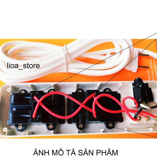 Ổ CẮM LiOA 4SS2.5-2- 15A .