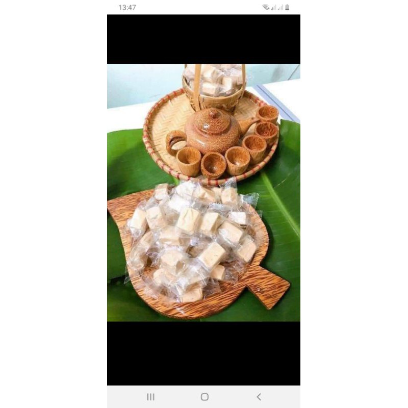 Kẹo dừa sáp tại lò nguyên chất bao ngon 500g