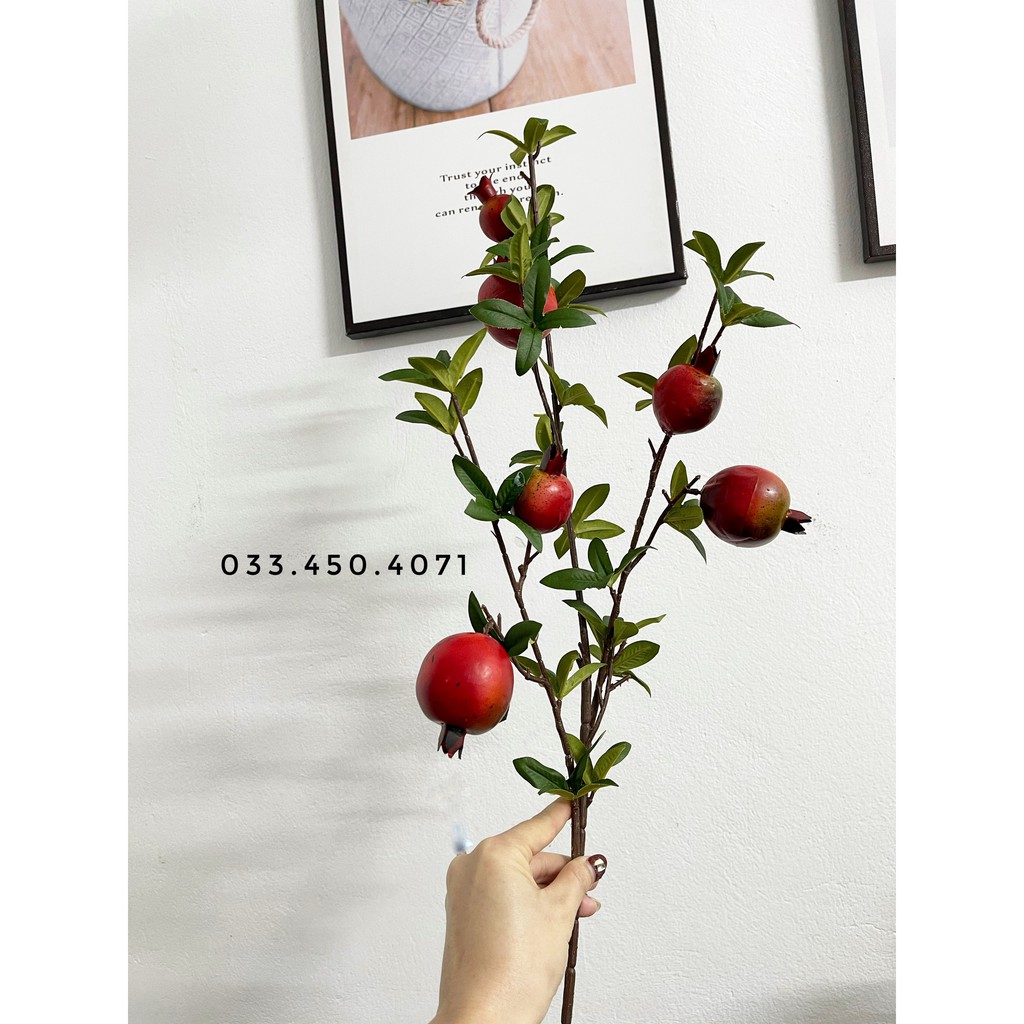 Cành lựu 6 quả cao 90cm