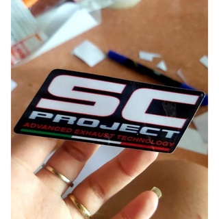 Combo 2 tem decal pô sc project dán xe giá rẻ