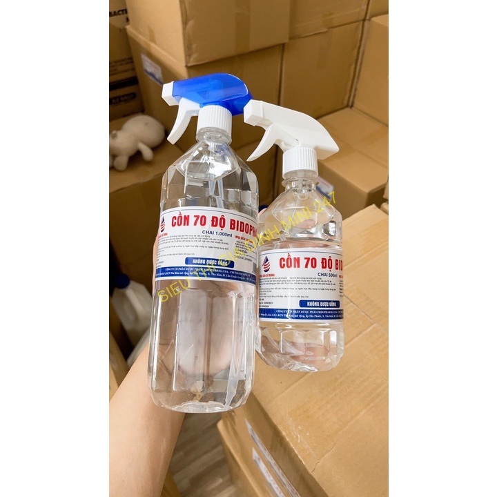 Cồn BIOPHA 70 độ sát khuẩn tay 1000ml | BigBuy360 - bigbuy360.vn