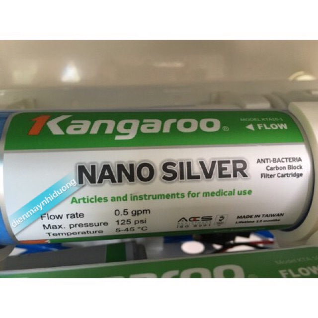 Lõi lọc nước Kangaroo số 5 - Nano Silver - Lõi 5 | WebRaoVat - webraovat.net.vn