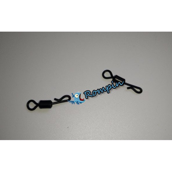 Set 20 Mồi Câu Cá Hình Chữ Q Màu Đen Nhám size UK size 8# Phụ Kiện Câu Cá Chuyên Dụng Chất Lượng Cao