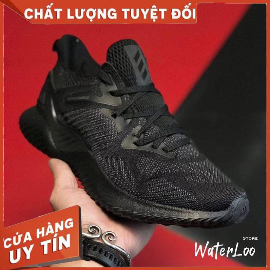 (HÀNG CHUẨN+QUÀ TẶNG) Giày thể thao sneaker nam nữ ALPHABOUNCE Beyond 2018 full đen