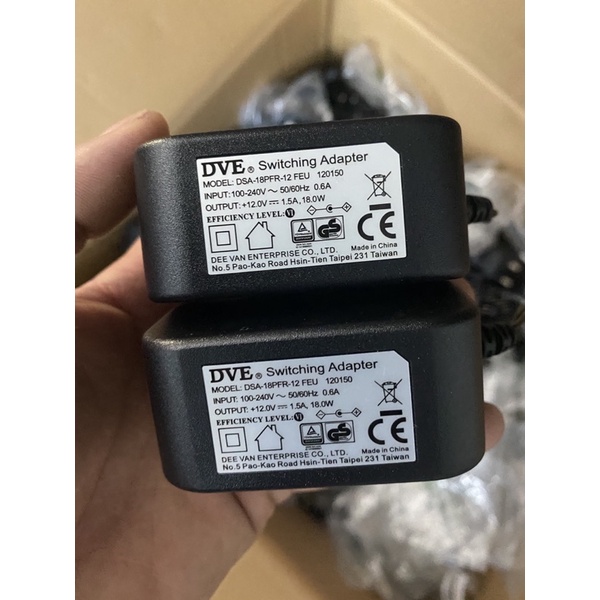 Nguồn DVE 12V-1.5A xịn chính hãng | BigBuy360 - bigbuy360.vn