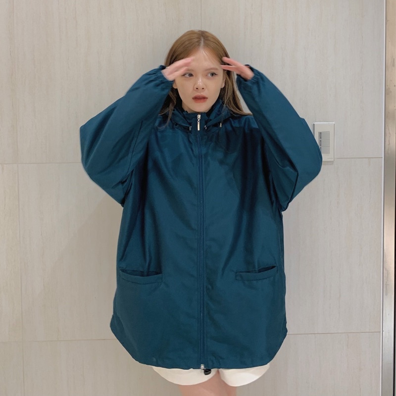 Áo Khoác Jacket Dù 2 Lớp Form Rộng Có Nón Nam Nữ Unisex