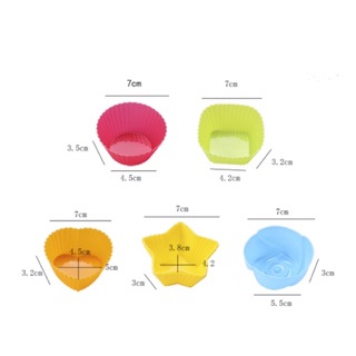 Khuôn làm bánh cupcake silicon