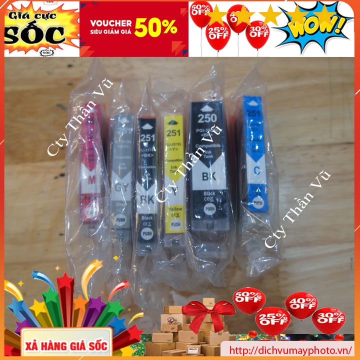 Thỏi mực dẫn mực ngoài máy in màu canon IX 6820 PIXMA MG5420 MG6420 MG5422 MG5520 MG5522 hàng chuẩn Kholinhkienmayin