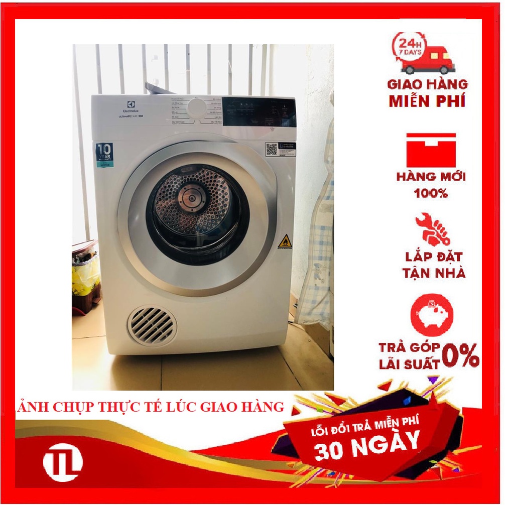 EDV854J3WB - Máy Sấy Thông Hơi Electrolux 8.5 kg EDV854J3WB - Mới 2022