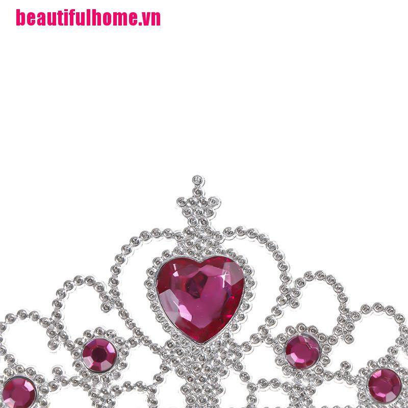 1 Bộ Vương Miện Và Gậy Phép Thuật Pha Lê